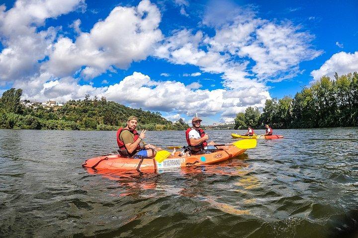 Canoeing on the Mondego River