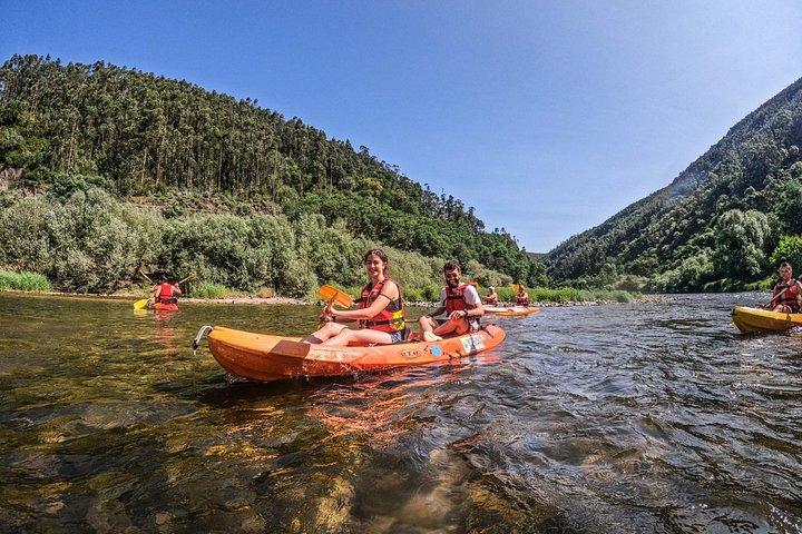 Canoeing on the Mondego River