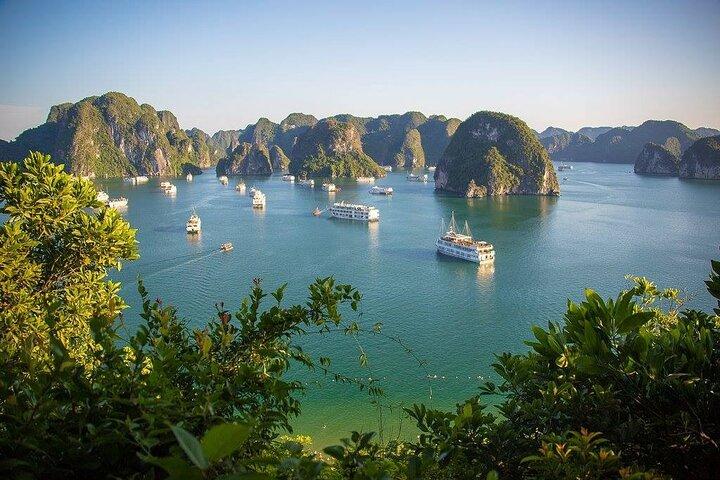 Dia inteiro na Baía de Halong com tudo incluído