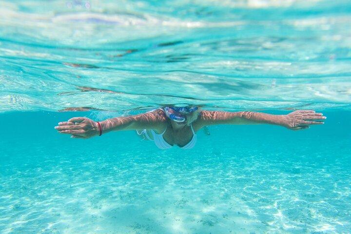Il più emozionante Snorkel Tour alla barriera corallina di El Cielo. Scopri il cielo nel mare.