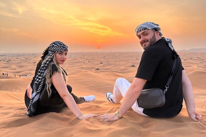 Morning Desert safari With Quad bike ride Sandboard & Camel ride