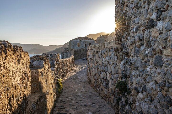 Visite privée d'une journée complète d'Athènes à Monemvasia
