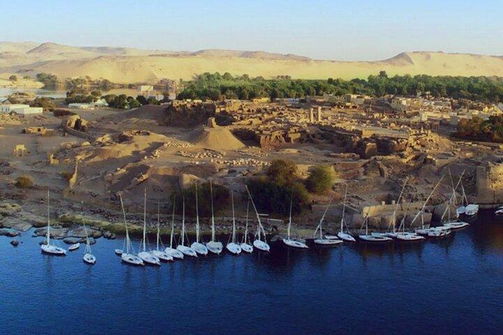 Isola Elefantina, Agha Khan, Giardino Botanico in Felucca ad Assuan