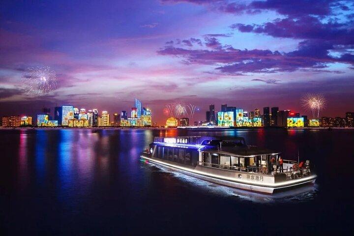 Tour notturno di Hangzhou Crociera notturna sulla Pagoda delle 6 Armonie Hefang Street