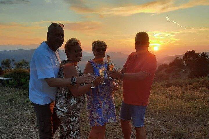 Private Jeep Safari 4x4 SONNENUNTERGANG (mit Abendessen) in den Bergen KRETA