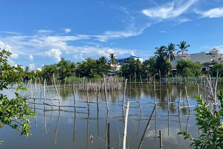 Landelijk Hoi An fietsen, kookles op biologische boerderij