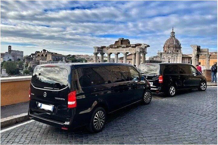Transfert privé : de Rome à l'aéroport FCO