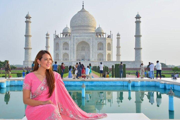 Sunrise Taj Mahal Tour från Delhi