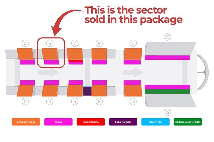 2027 Rio Carnival Sambadrome Parade Plus Shuttle (Odd sectors)