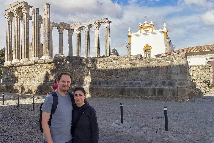 From Lisbon: Private Évora Tour with Cork Winery Temple of Diana