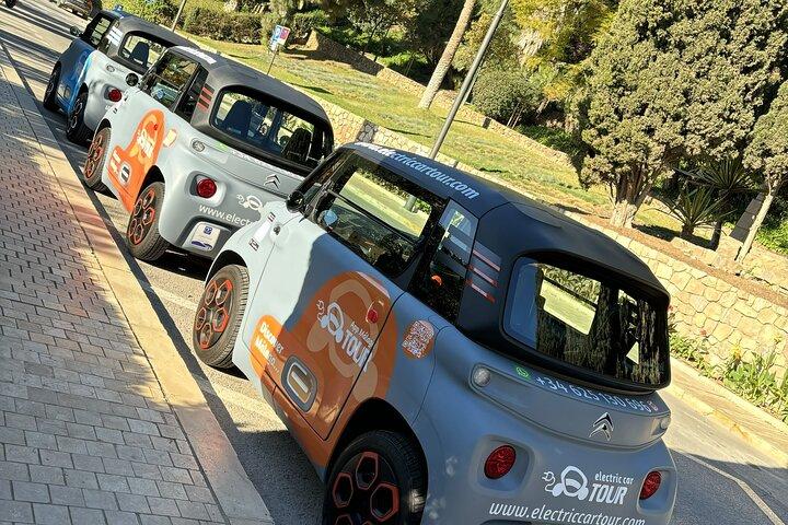 Destaques de Málaga em carro elétrico com embarque no porto