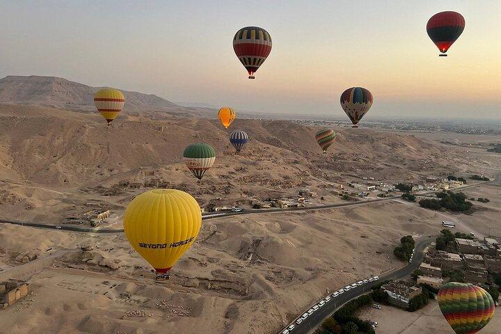 VIP Combo balão de ar quente e auto-guia Luxor templos