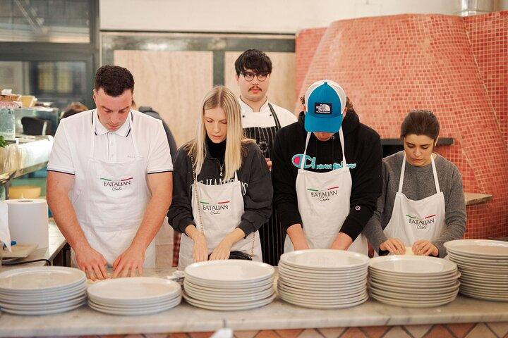 ローマ市中心部での伝統的なローマピザ料理教室