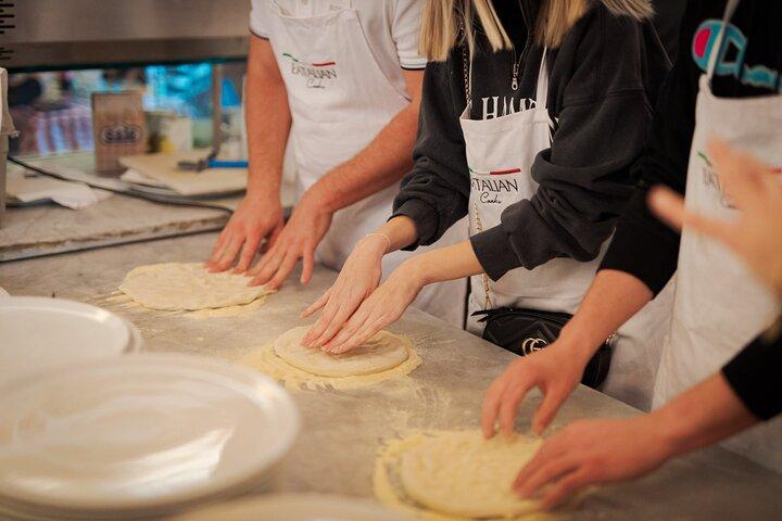 Pizza Cooking Class with Tiramisu and Drinks in Rome City Center