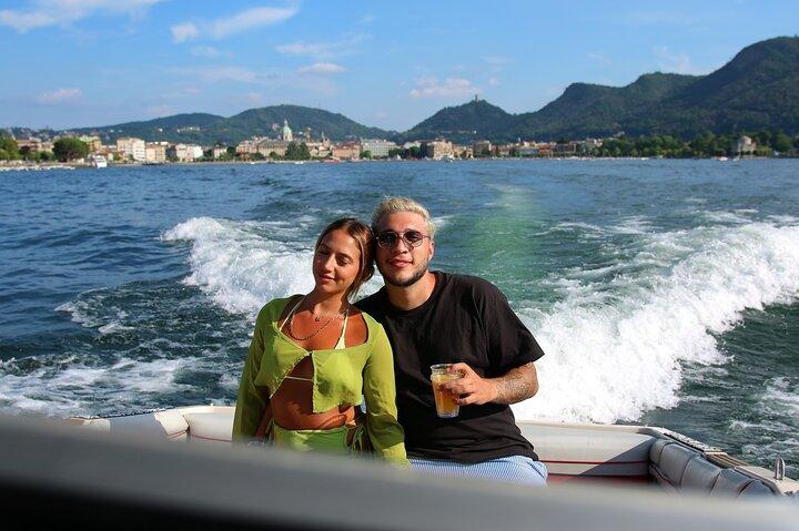 Croisière privée sur le lac de Côme pour un maximum de 8 personnes