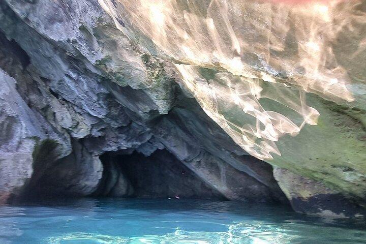 Tour delle grotte blu e verdi da Dubrovnik, motoscafi privati