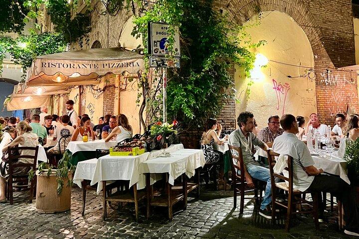 Trastevere Like a Local Food Tour avec 7 + dégustations et vins