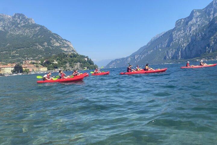 Guided kayak tour on Lake Como (Lecco)