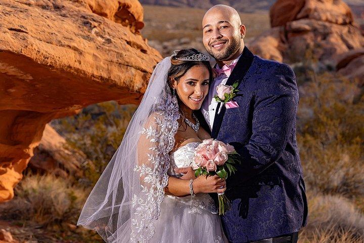 Fire Rock Wedding at Redstone Dune Trails