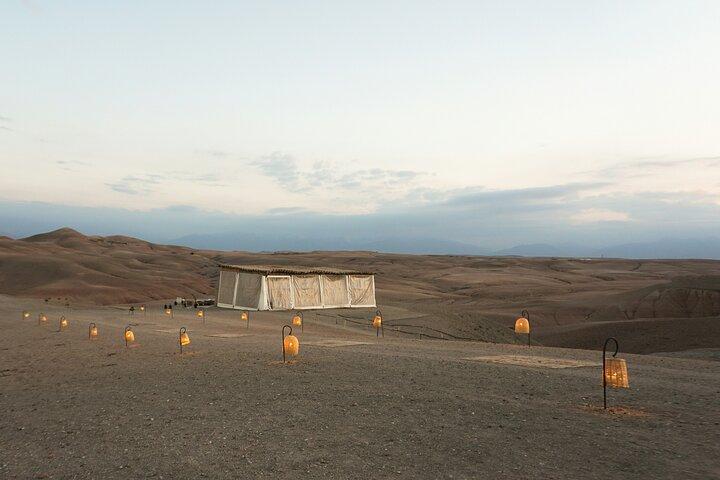 Camel Ride with Berber Lifestyle and Dinner in Agafay Desert