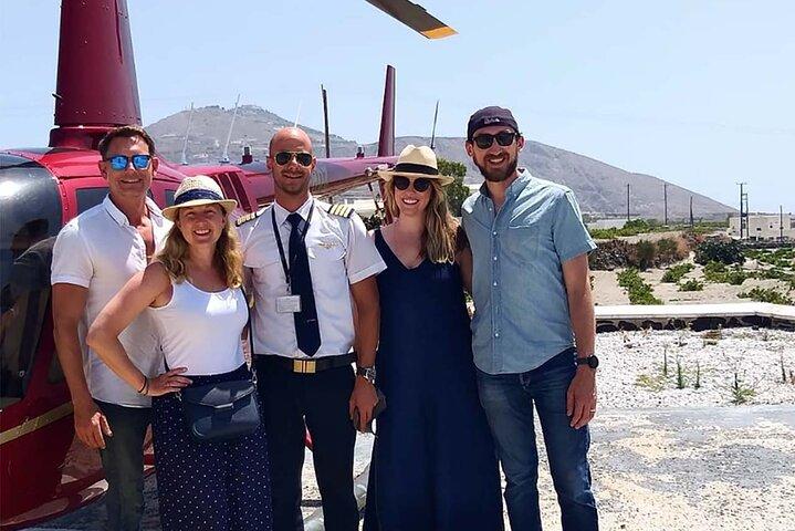 Mykonos Helikoptertur: 30-minuters sightseeingflyg