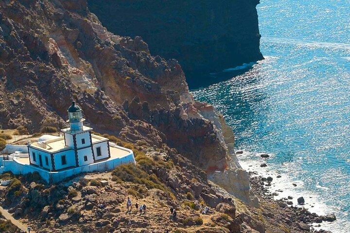 Transferência privada de helicóptero de Hydra para Santorini