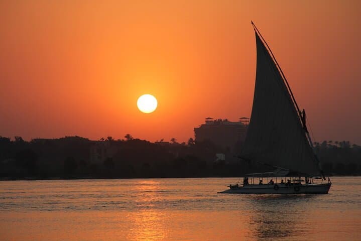 Felucca at Sunset and Dinner at an Egyptian House in Luxor