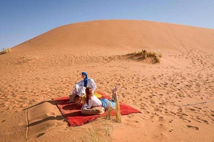 Erg Chigaga Wüstentour ab Mhamid mit 4x4 Marokko Sahara Dünen