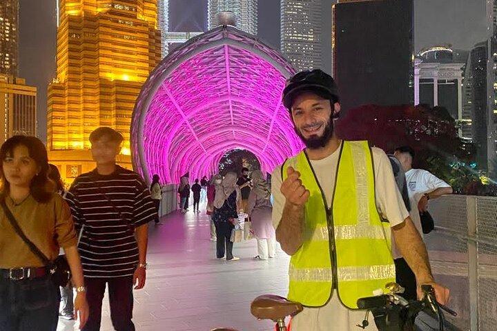 Kuala Lumpurs solnedgångskvällscykeltur