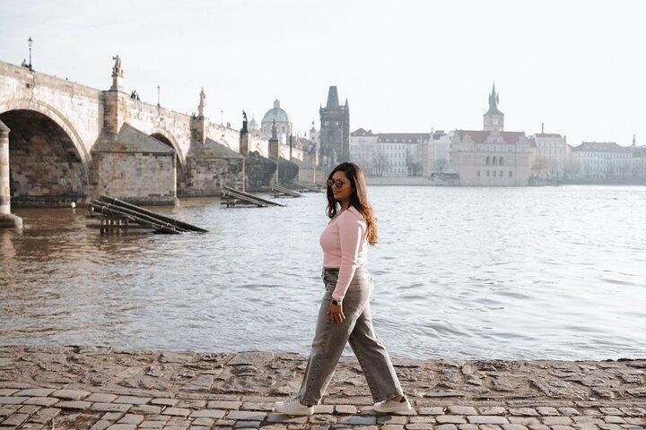 Professional photoshoot at Charles Bridge Prague