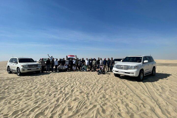 Doha privado / compartido / safari camello halcón sandboarding mar interior.