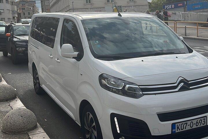 サラエボ空港からモスタルへのプライベート送迎