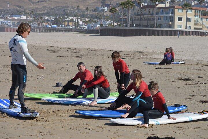 Private Group Surfing Class, Pismo Beach California w Instructor