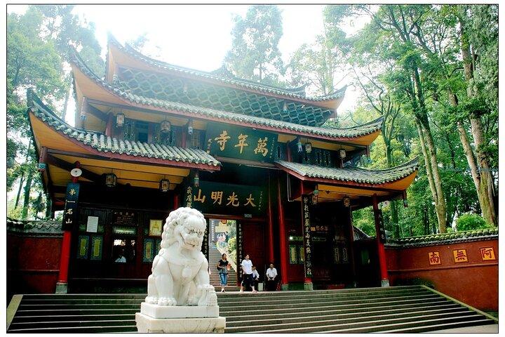Excursion privée d'une journée : Bouddha géant de Leshan et complexe panoramique d'Emeishan