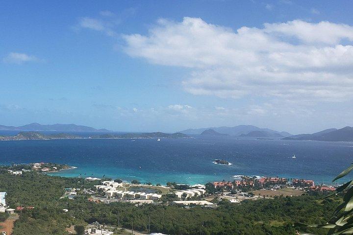 Cruise Ship Shuttle to Ferry going to St. John