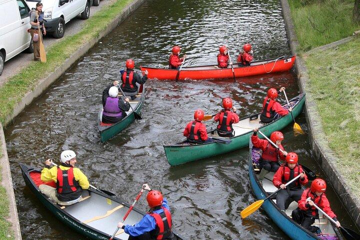 Lille gruppe Pontcysyllte Akvædukt Kanotur