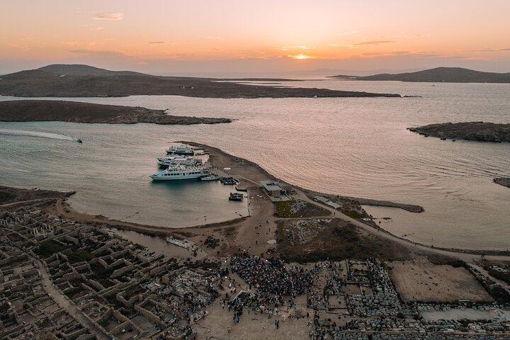 Halvdagstur i Delos i Mykonos från kryssningshamnen