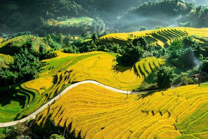 Tour a piedi dei campi terrazzati e dei villaggi locali da Sapa