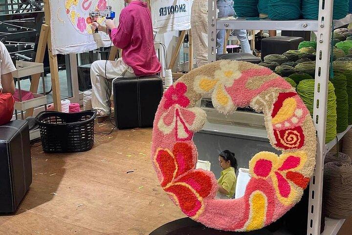 Tapete Crafting Tufting Workshop em Banguecoque ou Phuket