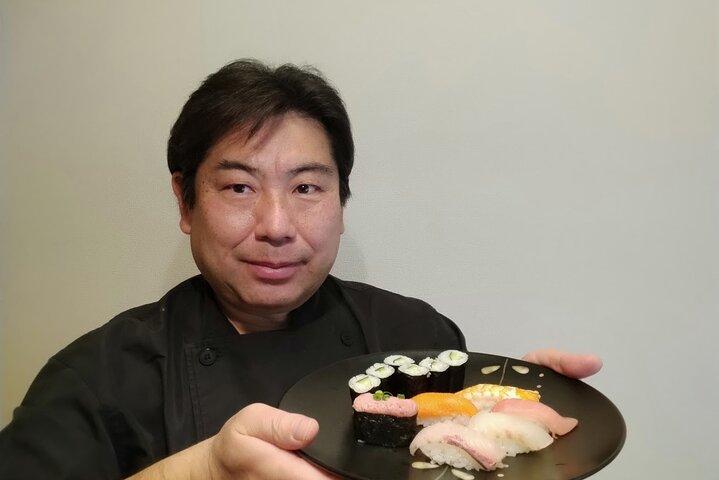 Sushi fazendo aulas
