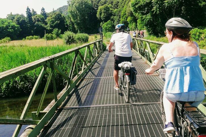 Visite guidée en vélo électrique avec dégustation de vins au départ de Lucques