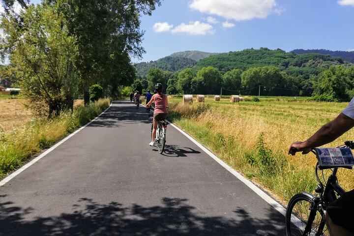 Visite guidée en vélo électrique avec dégustation de vins au départ de Lucques