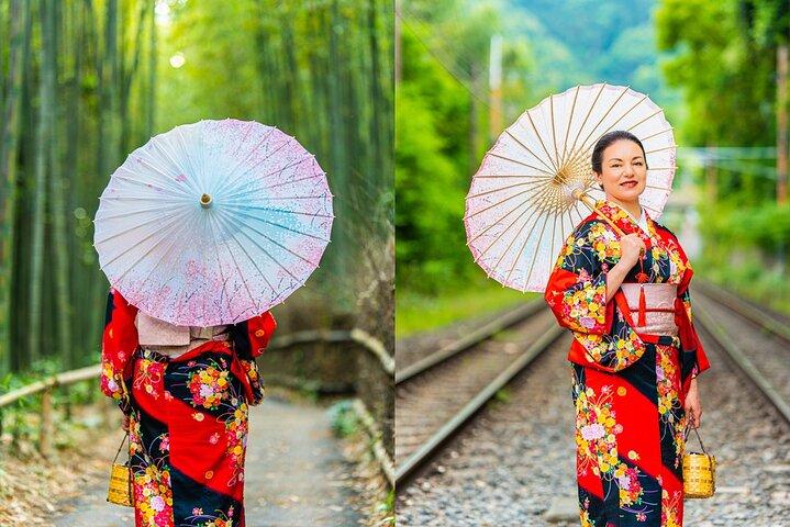 Private Photoshoot Experience in Arashiyama Bamboo