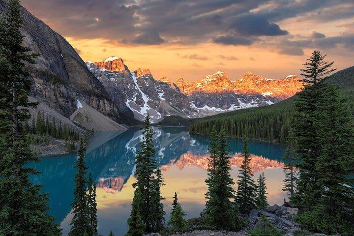 Moraine Lake Sunrise 3 - Timmestur från Canmore/Banff