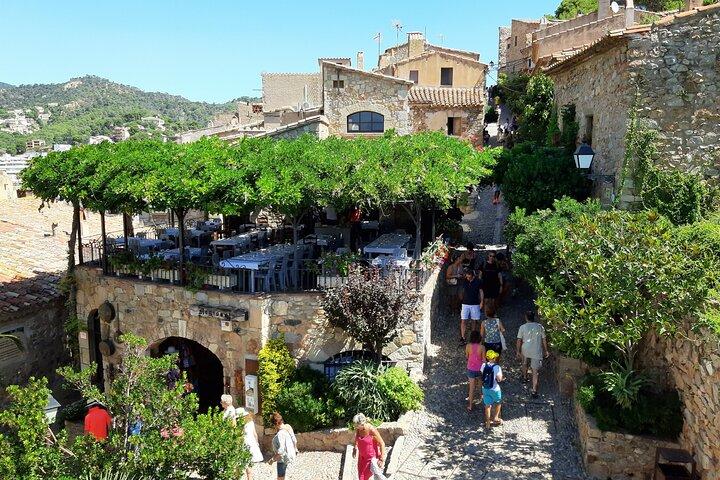 Tour panoramico di un giorno della Costa Brava con gita in barca da Barcellona