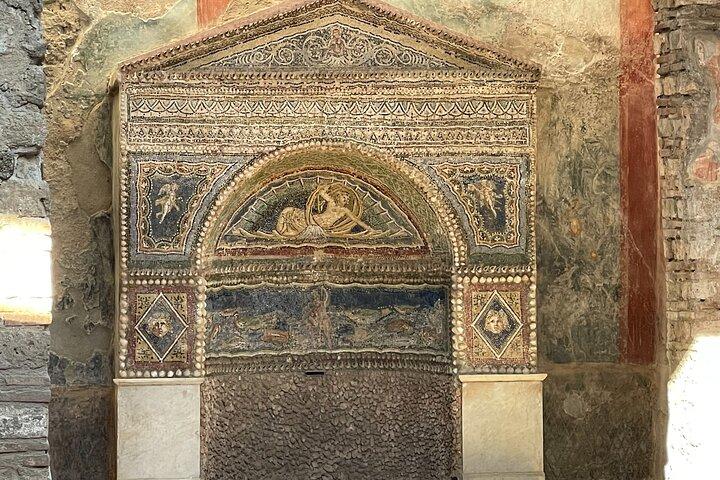 Excursão VIP Pompéia e degustação de vinhos saindo de Positano com tudo incluído