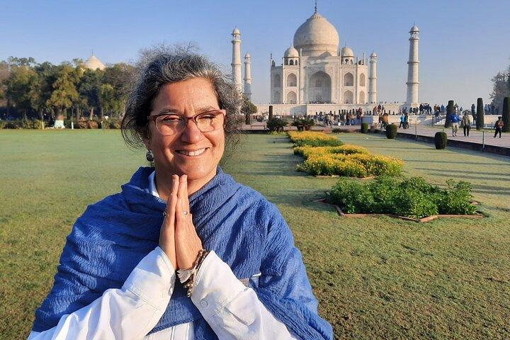 Merveilles du même jour: Visite du fort de Taj Mahal et Agra au départ d'Hyderabad