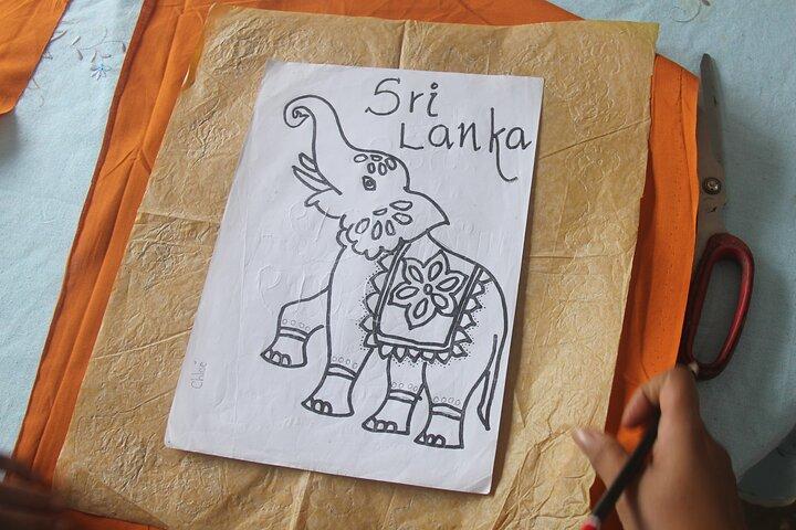 Atelier interactif et cours de batik au Sri Lanka