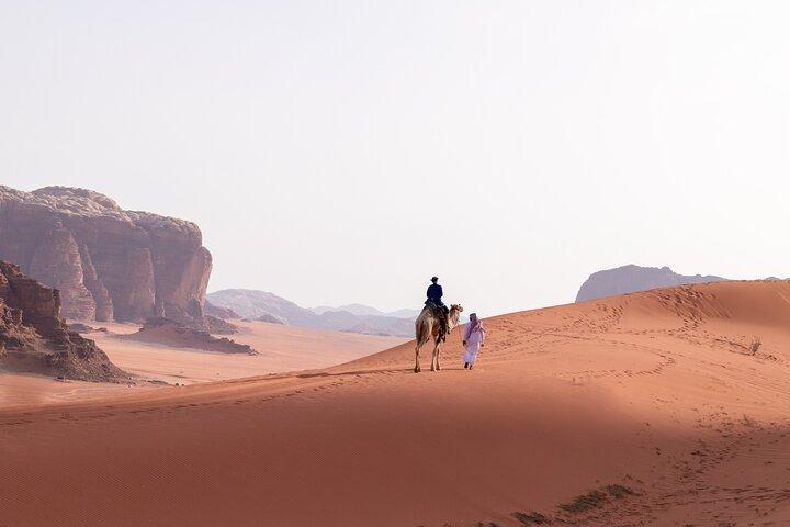 Yoga & Sunset Desert Tour in Wadi Rum Jordan with overnight