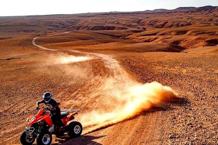 Dinner show & Quad Bike and Camel Ride in Marrakech Desert